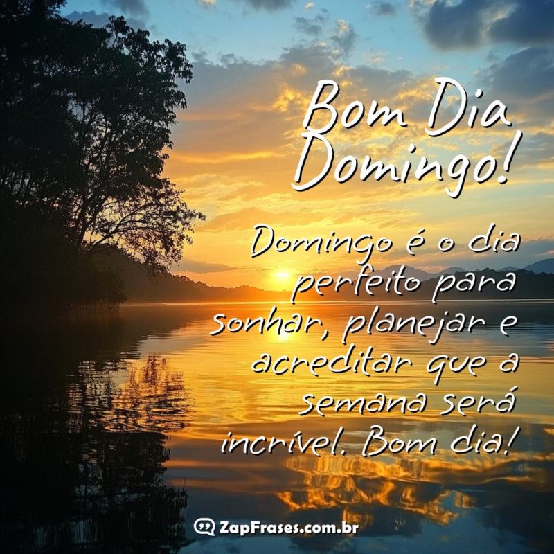 Amanhecer Mágico no Domingo: Inspire-se!