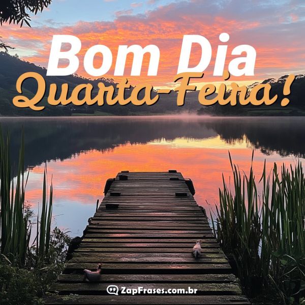 Frases de Bom Dia Quarta Feira