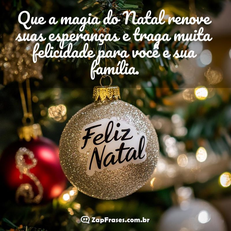 Mensagem Mágica de Natal para Compartilhar Felicidade